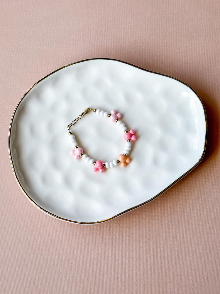 Pink Pearly Mickey Bracelet