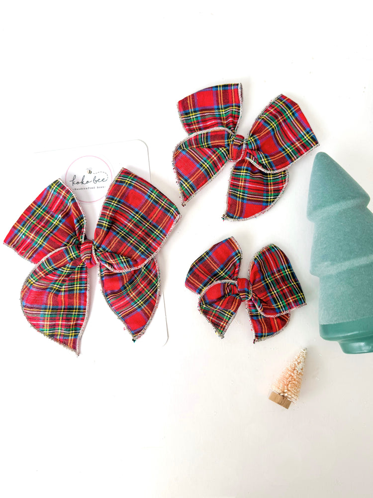 Traditional Red Christmas Plaid