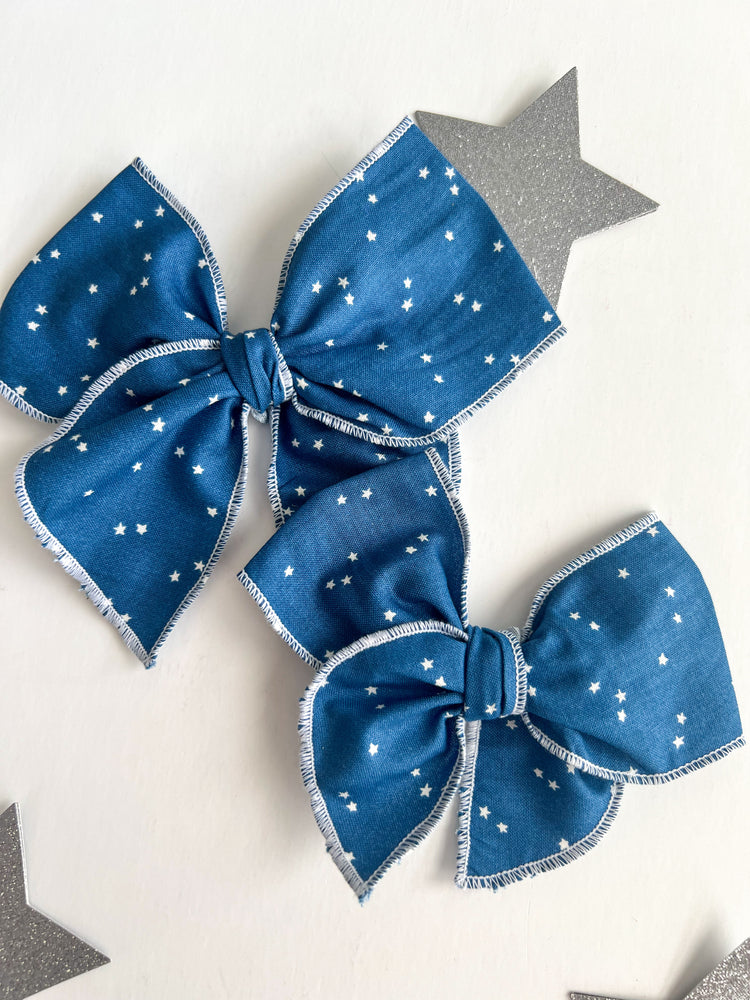 Blue Stars Bows