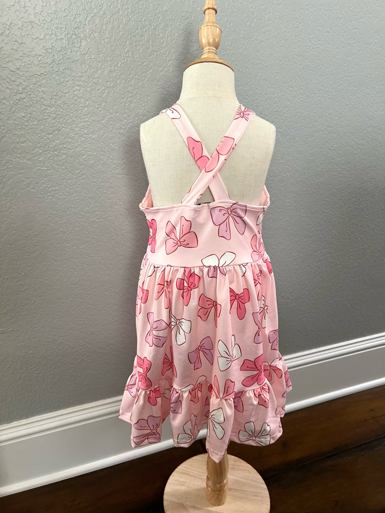 Scattered Pink Bows Dress