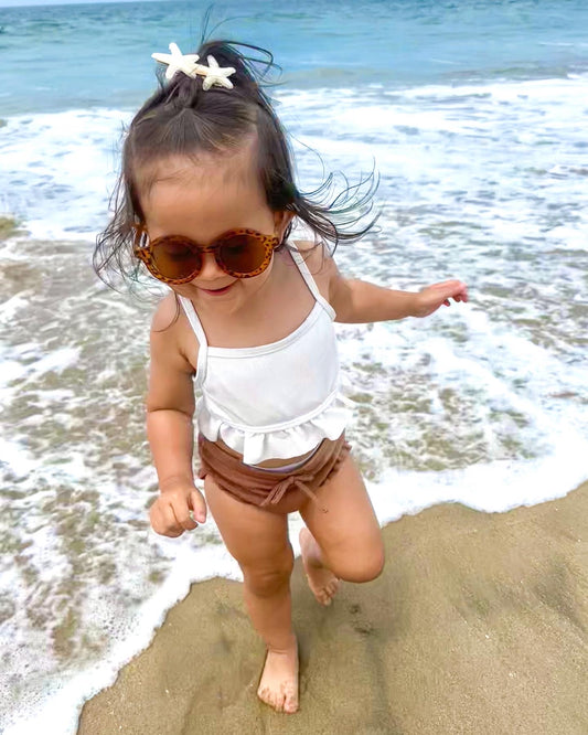 Frosted Starfish Clip Set