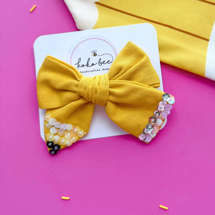 Sequins Pencil Bow
