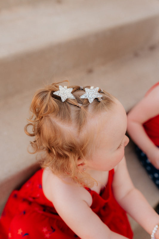 Small & Large Star Hair Clips