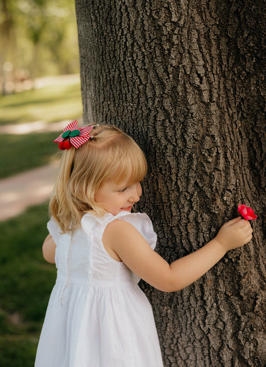 Cherry Gingham Bows