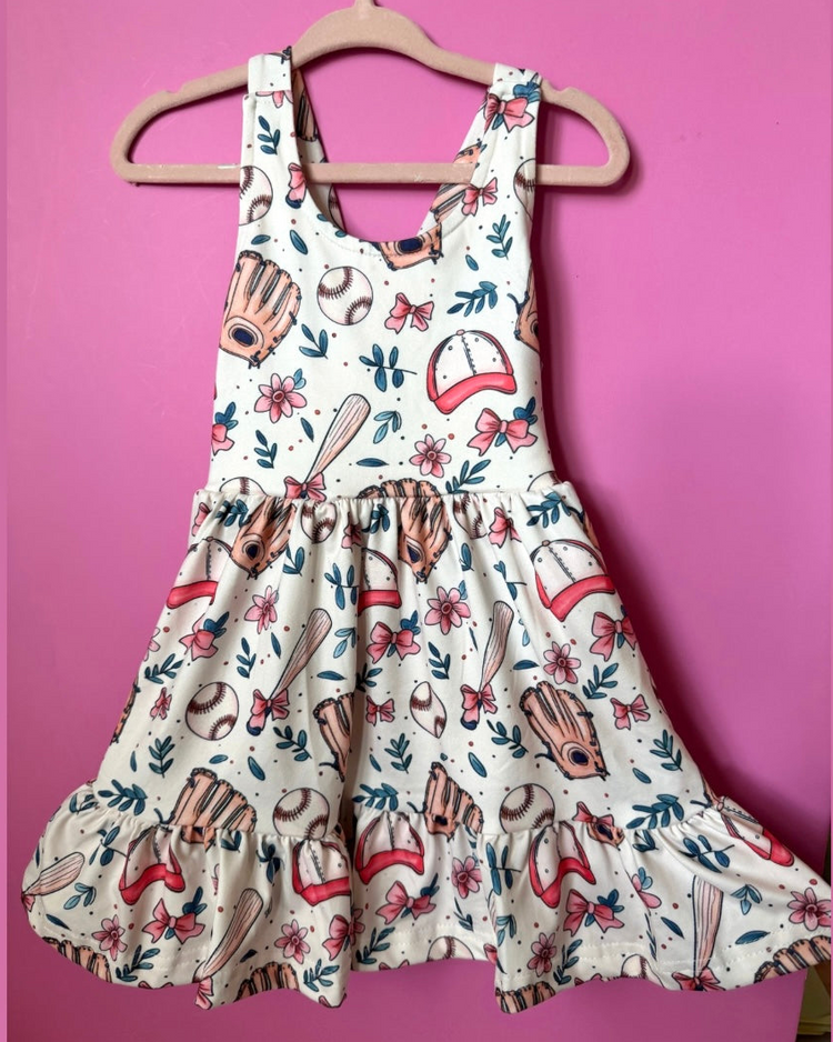 Baseball Girlie Dress