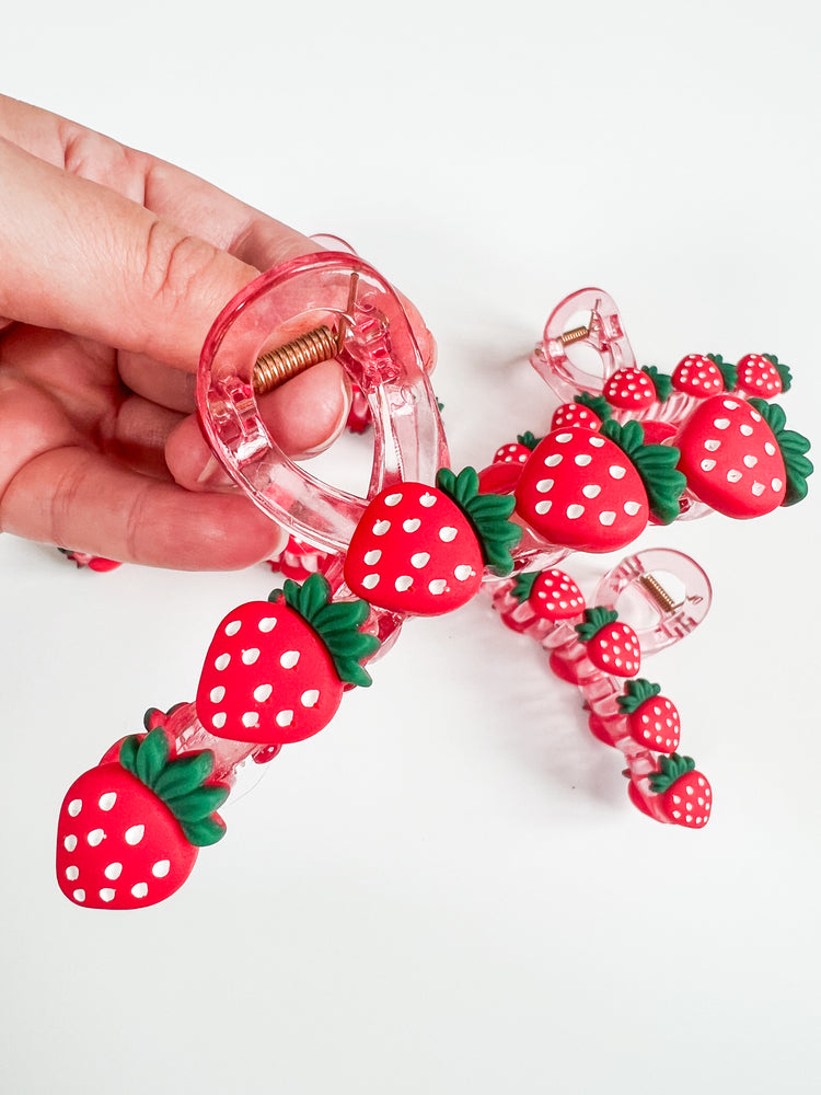 Strawberry Claw Clip