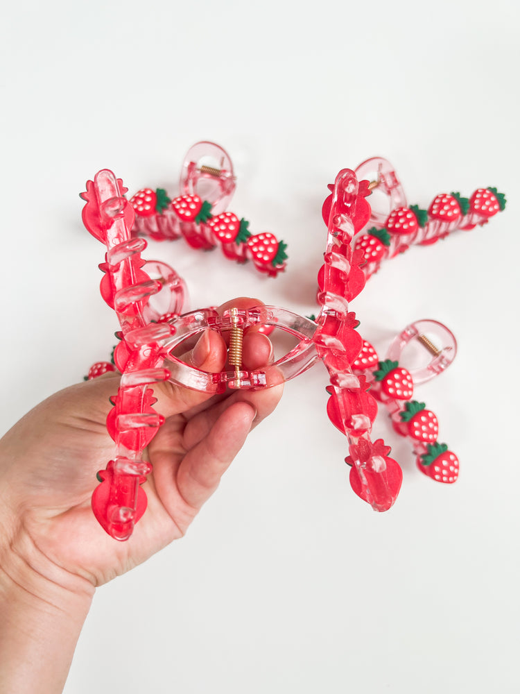 Strawberry Claw Clip