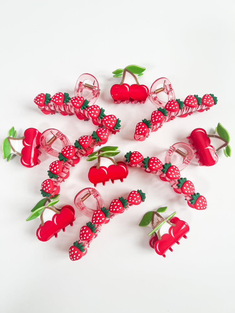 Strawberry Claw Clip