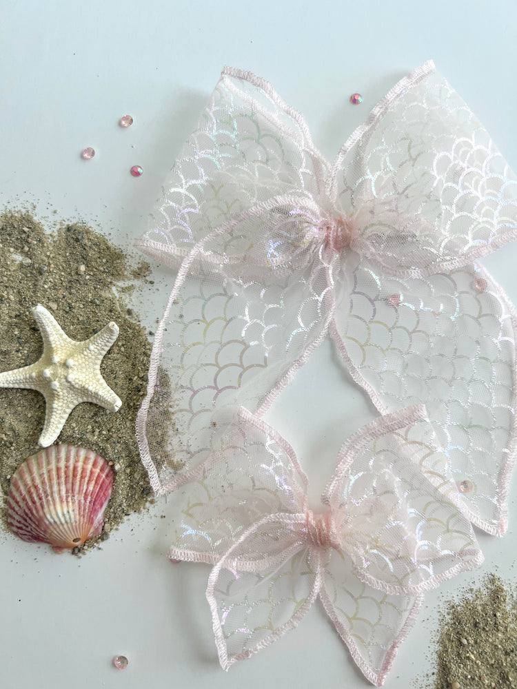 Iridescent Mermaid Scales Bows