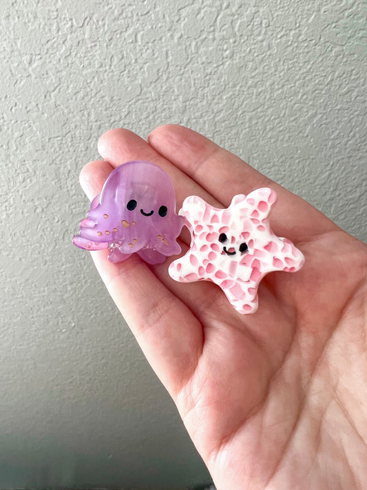 Under The Sea Mini Claw Clip Set