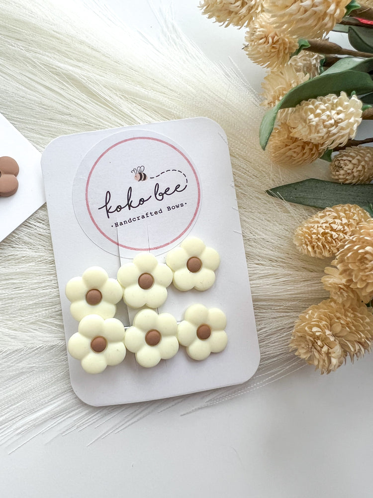 Fall Flower Clip Set