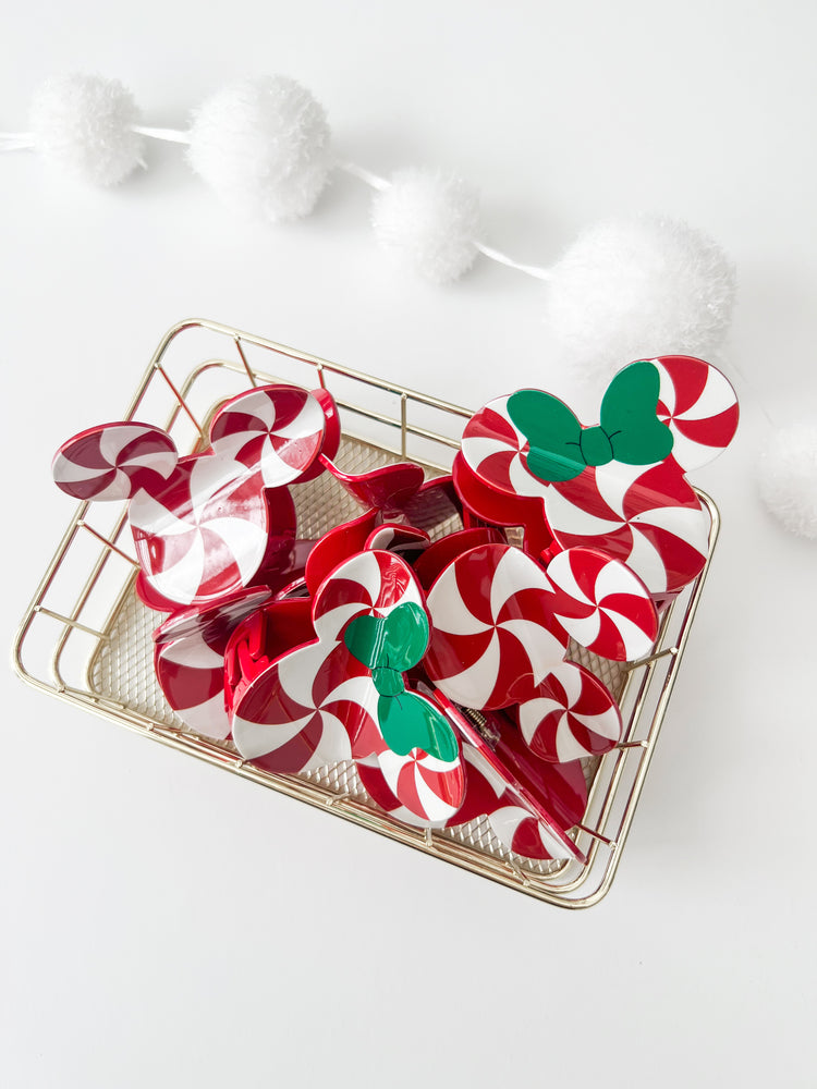 Mouse Peppermint Claw Clip