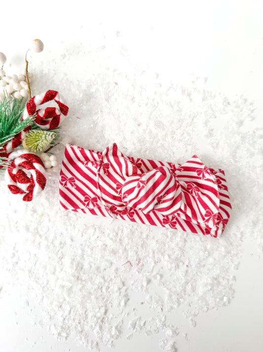 Peppermint Stripe Bows