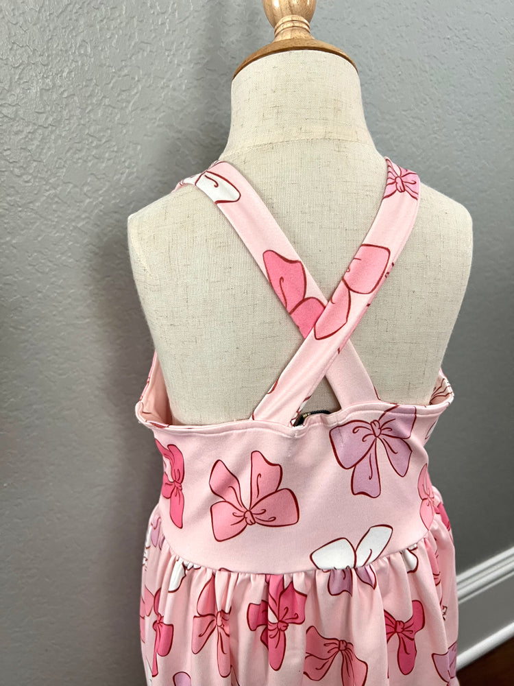 Scattered Pink Bows Dress