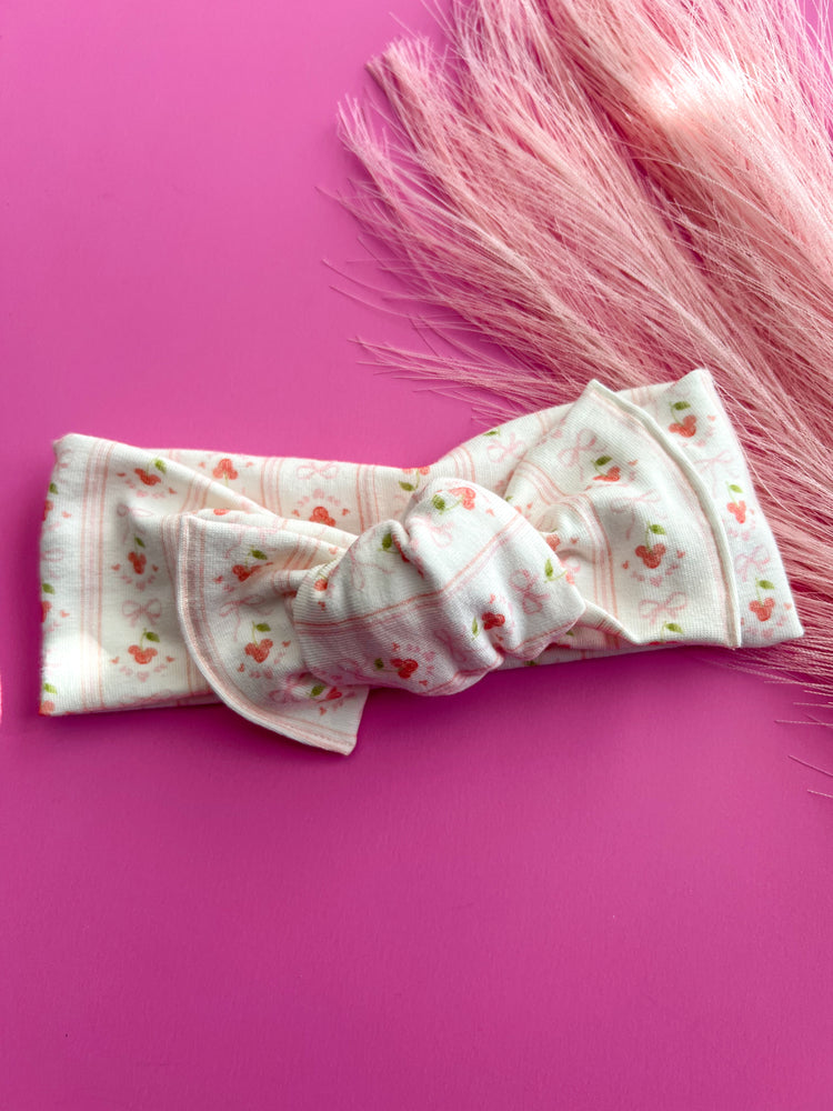 Muted Cherry Mouse Bows