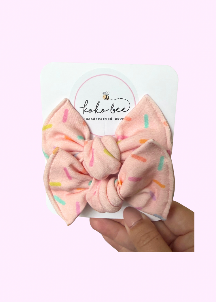 Birthday Sprinkles Bow