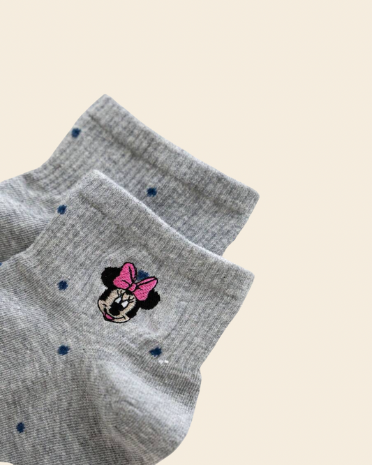 Women's Polka Dot Minnie Socks