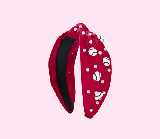 Pearl Baseball Headbands