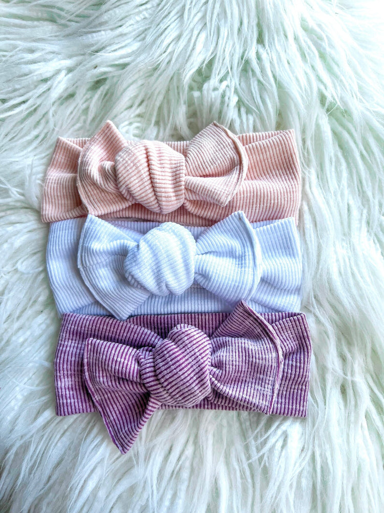 Ribbed Headwraps & Piggies