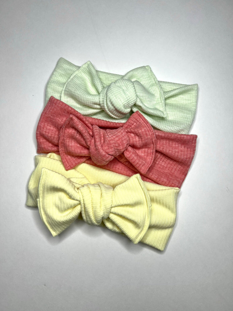 Ribbed Spring Headwraps & Piggies