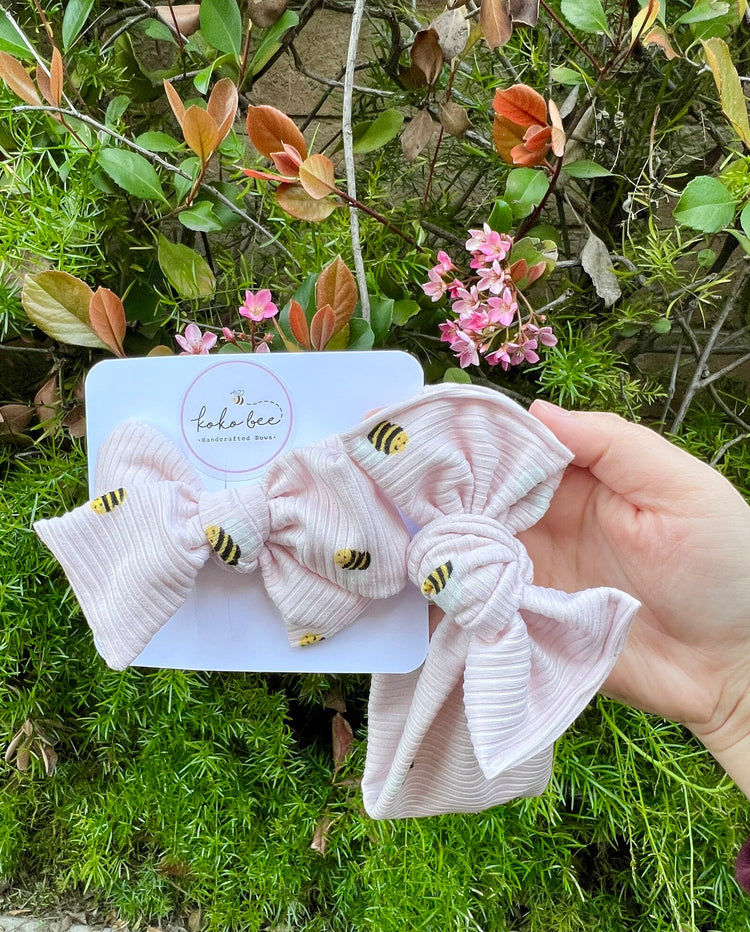Pink Koko BEE Bows
