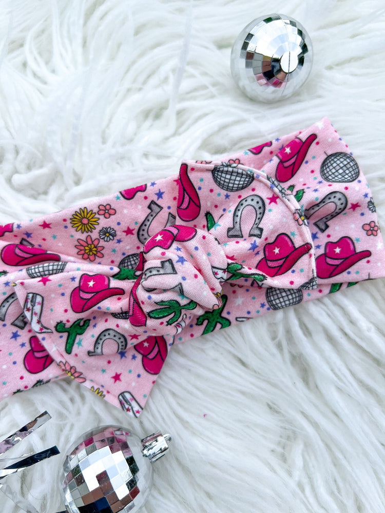 Pink Disco Cowgirl Bows