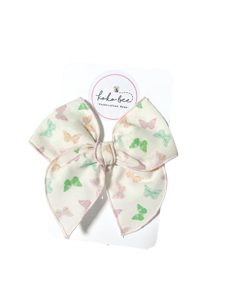 Spring Butterflies Bow