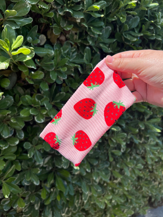 Ribbed Strawberry Headwrap