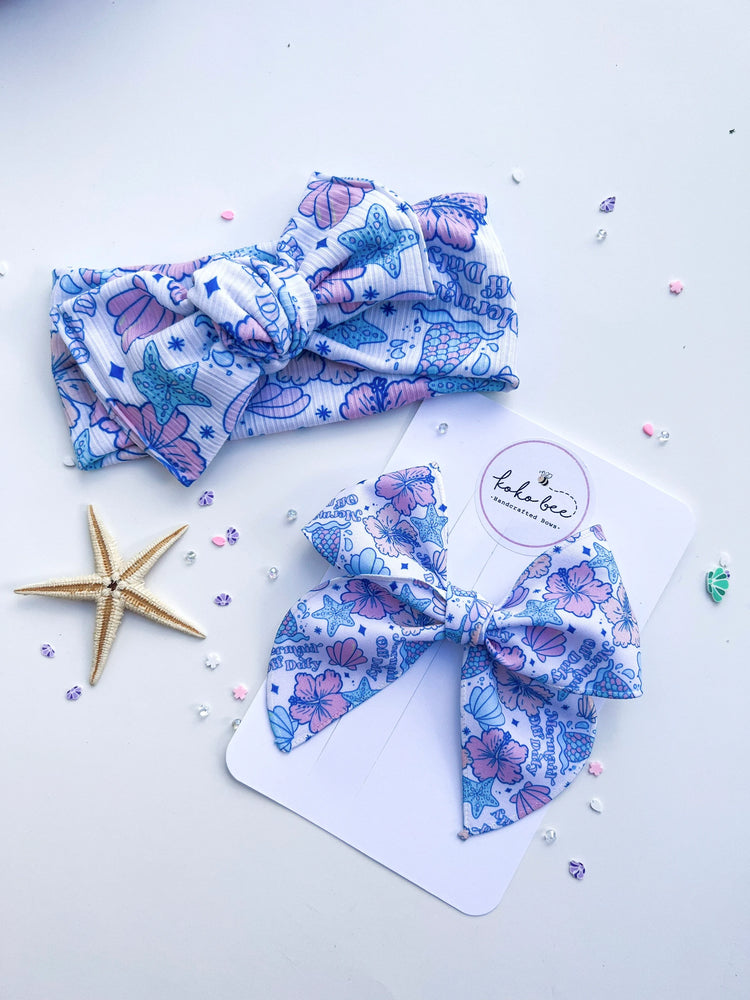 Mermaid Off Duty Headwraps & Bows