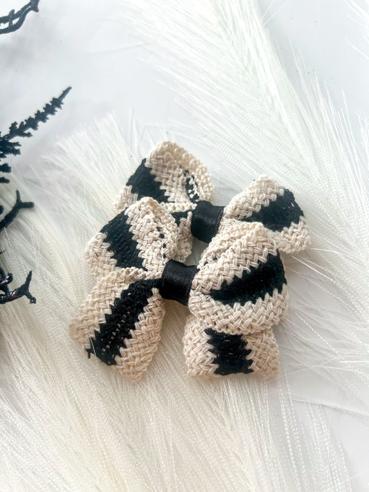 Black & Cream Knitted Piggies