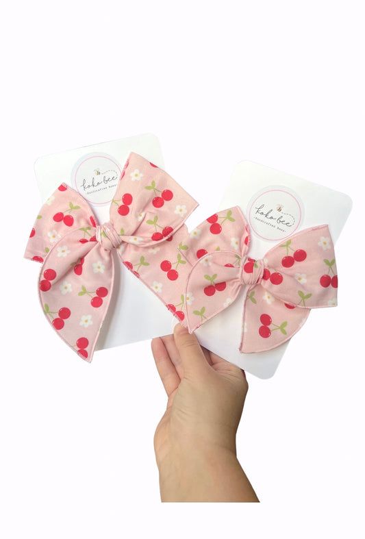 Pink Cherry Bows