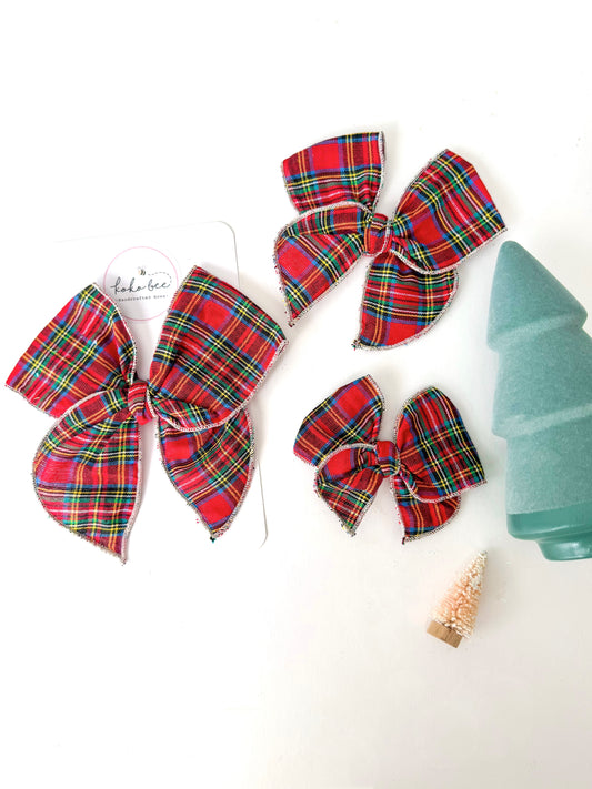Traditional Red Christmas Plaid