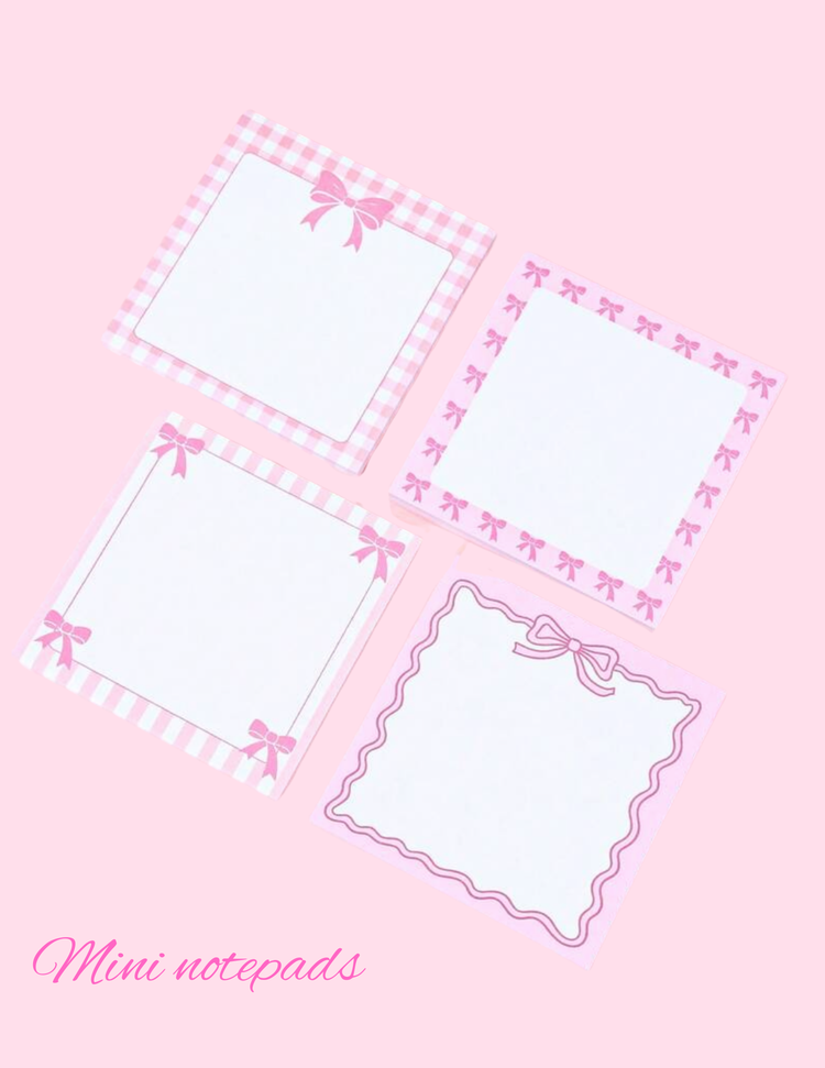 Coquette Mini Sticky Notes