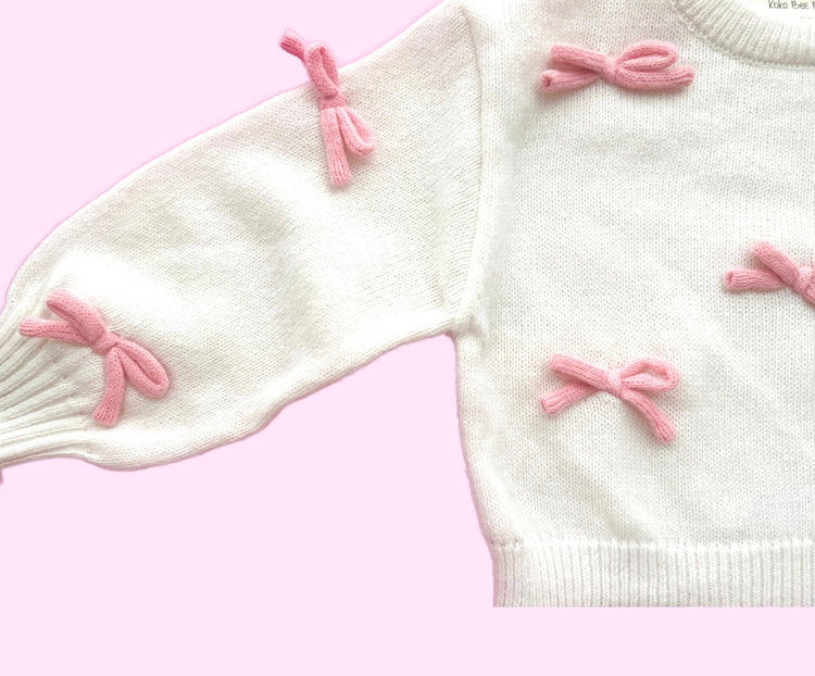 RTS Cropped Bow Sweater