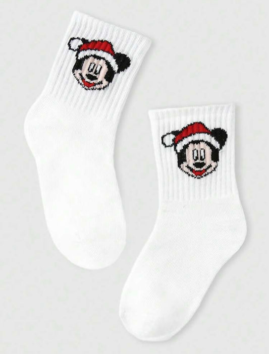 Kids Santa Mouse Socks