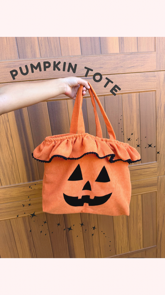 Pumpkin Trick-Or-Treat Tote Bag