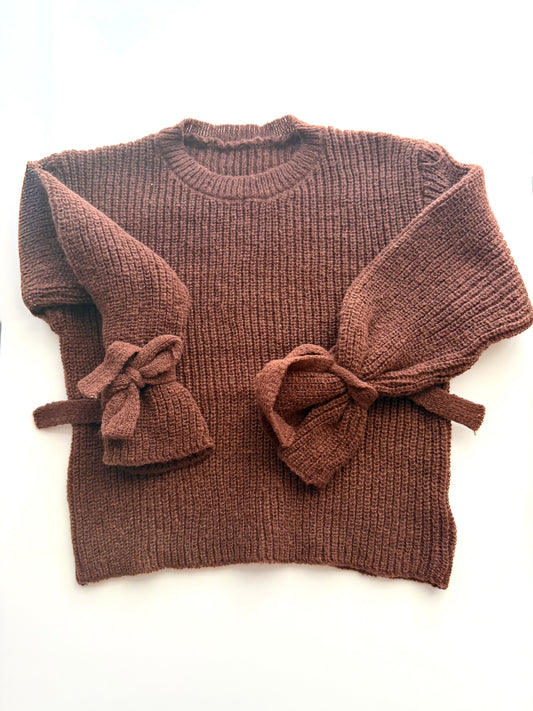 PREORDER Brown Knit Sweater