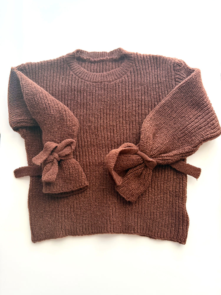 PREORDER Brown Knit Sweater
