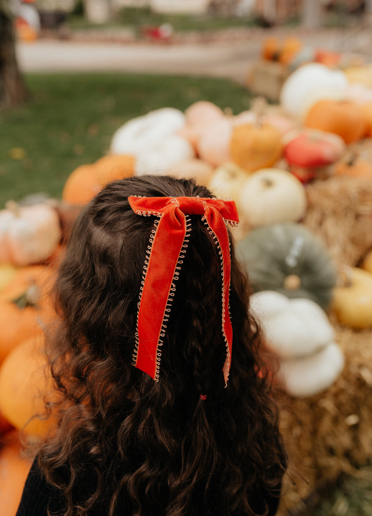 Halloween Long Ribbon Bows