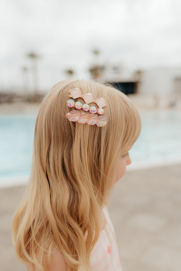 Pink & Blue Mermaid Clip Sets