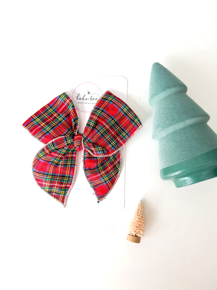 Traditional Red Christmas Plaid