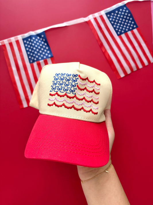 Women's USA Flag Hat