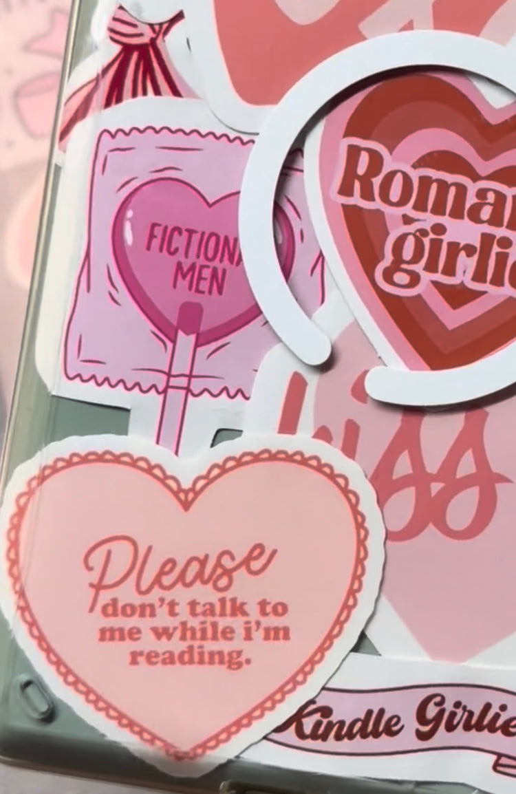 Please Don't Talk To Me While I'm Reading Sticker