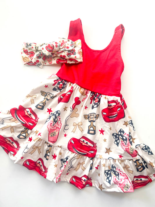 Cherry Cars Dress