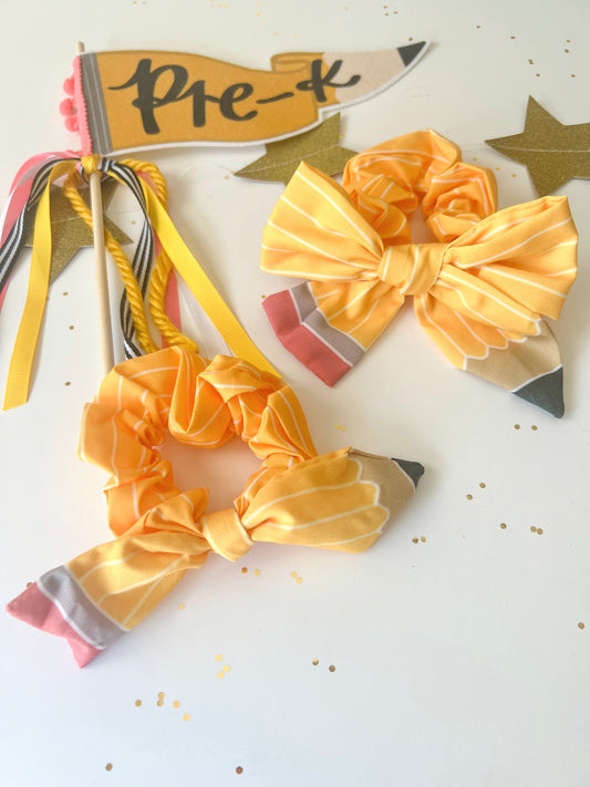 Pencil Scrunchies