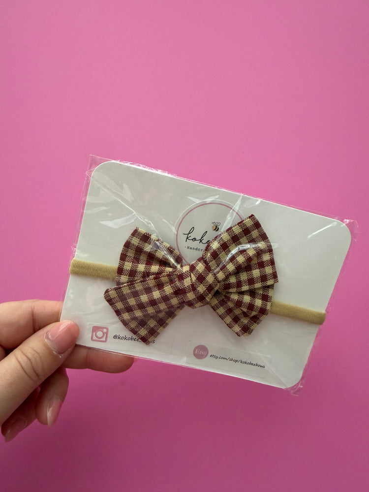 SALE - Bows on Nylon Headband