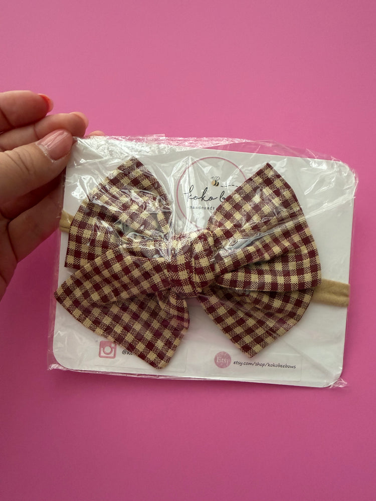 SALE - Bows on Nylon Headband