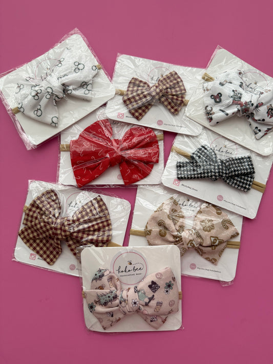 SALE - Bows on Nylon Headband