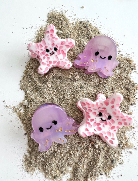 Under The Sea Mini Claw Clip Set