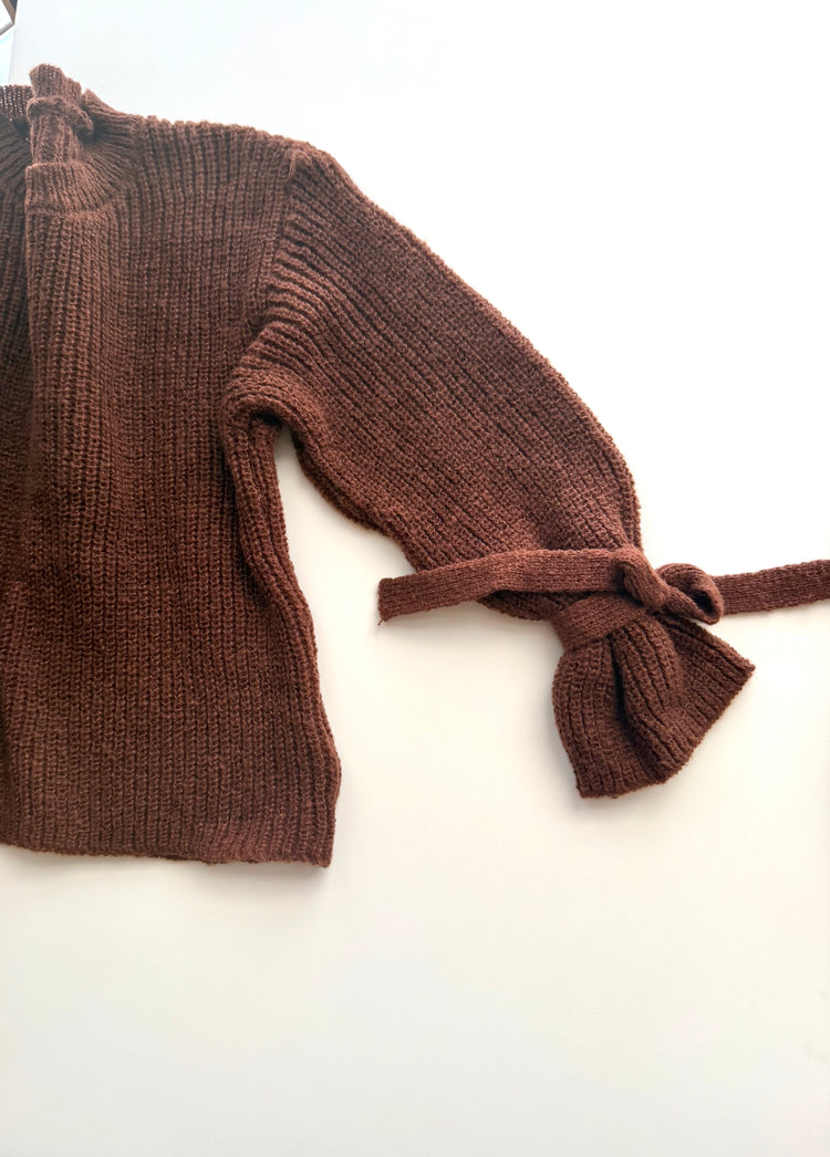 PREORDER Brown Knit Sweater